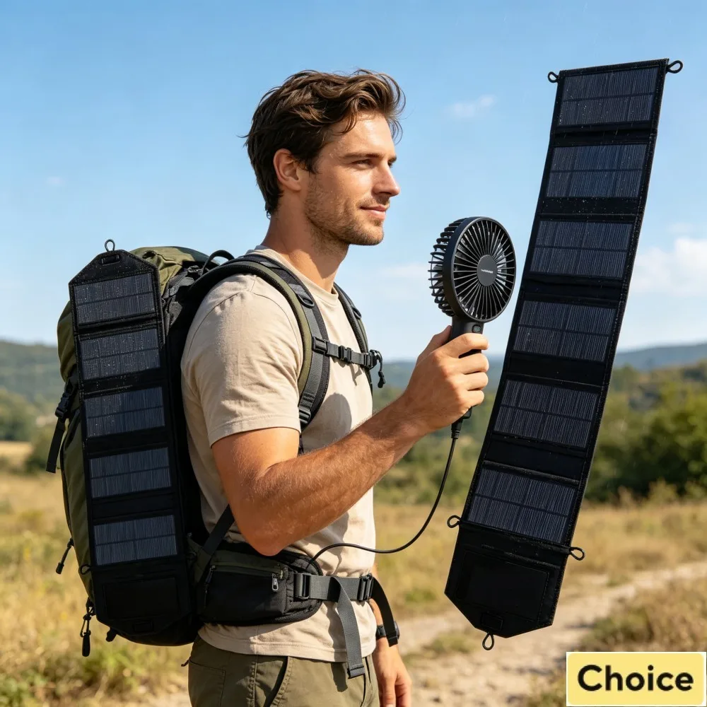 Outdoor Usb Power Bank - 25W-100W Foldable 5V Weatherproof USB Solar