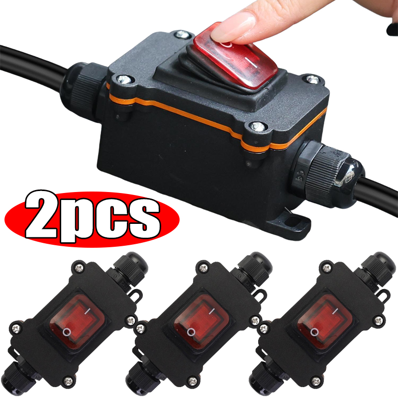1-2pcs Inline Power Cord 12V-2 - Outdoor Power Box Cover review and price