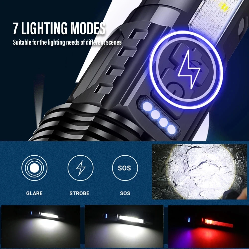 Powerful LED Flashlight Rechar - Outdoor Power Lights review and price
