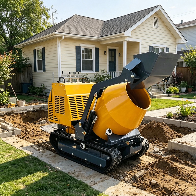 Mini Self Loading Concrete Mix - Concrete Mixer Small review and price