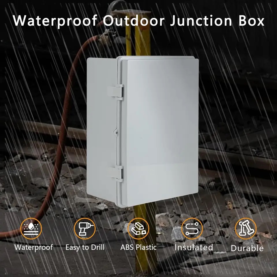 Outdoor IP66 Abs Pc Hinged Pla - Outdoor Power Box Cover review and price
