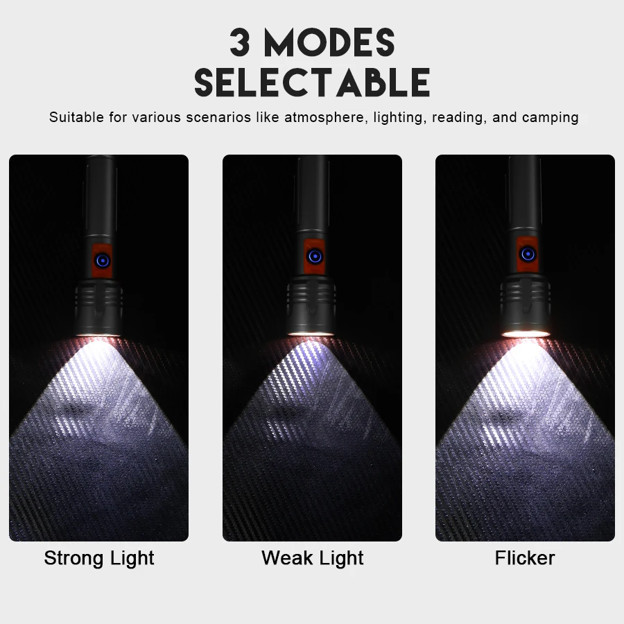 High Power LED Flashlight USB  - Outdoor Power Lights review and price