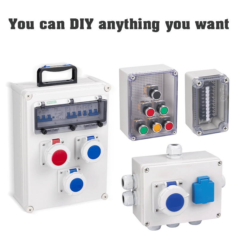 F-type transparent waterproof  - Outdoor Power Box Cover review and price