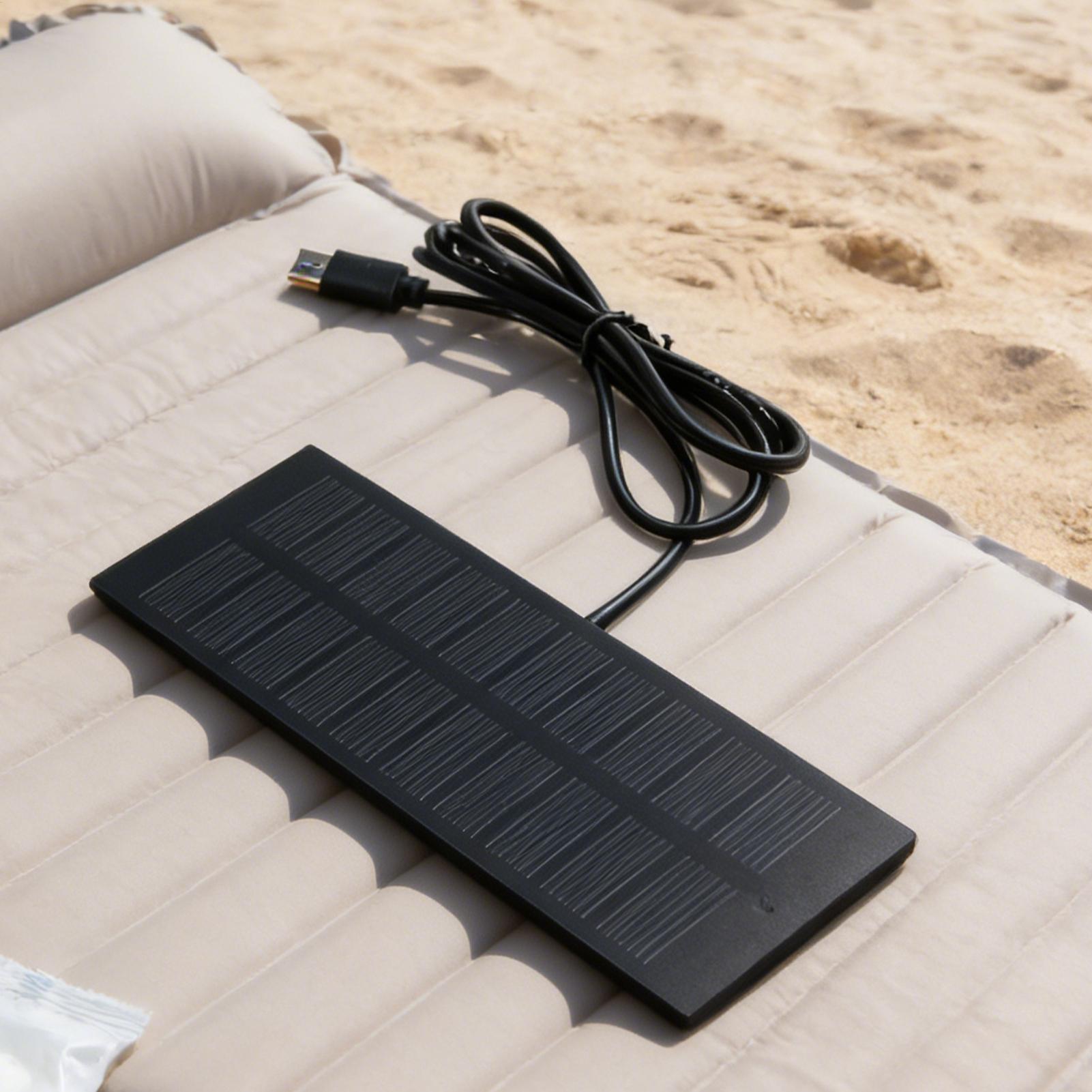5V 3.7-5W Portable Solar Panel - Outdoor Usb Power Bank review and price
