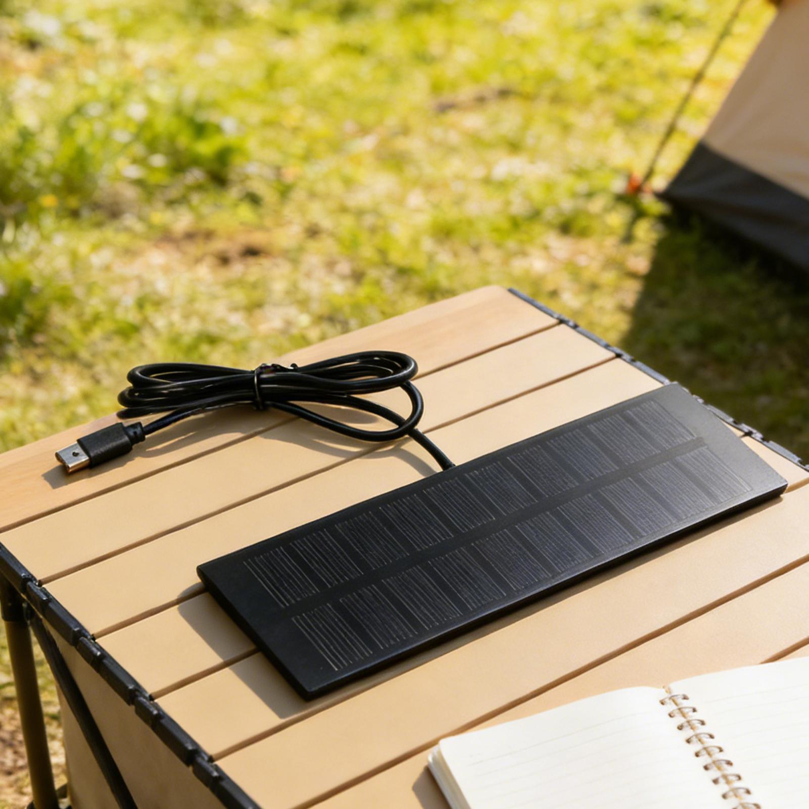 5V 3.7-5W Portable Solar Panel - Outdoor Usb Power Bank review and price