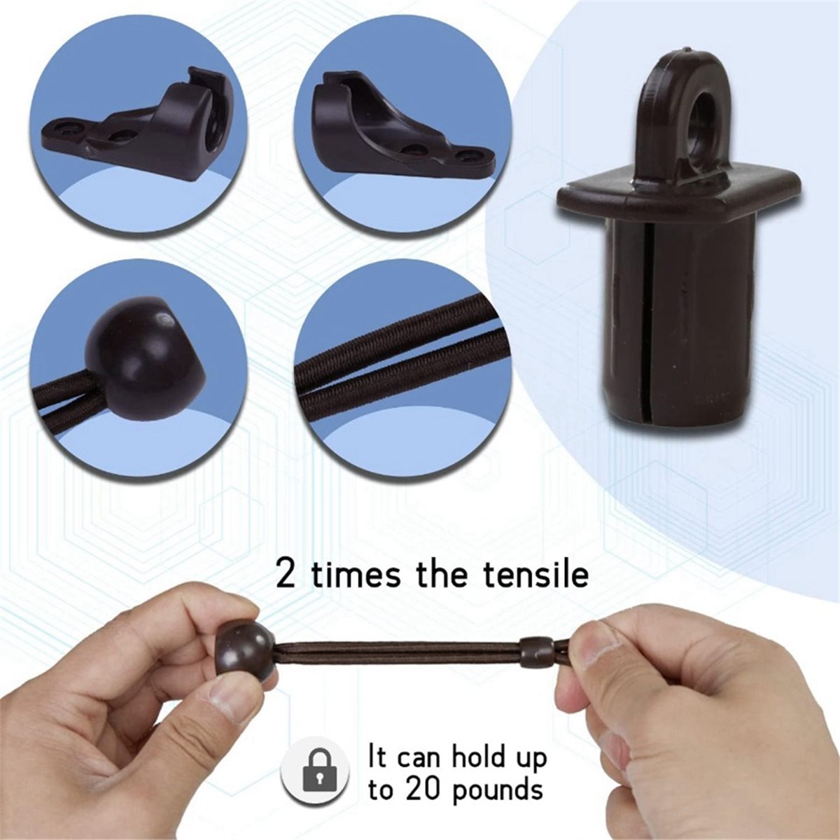 Sun Shading Bungee Kit & End C - Outdoor Power Blinds review and price