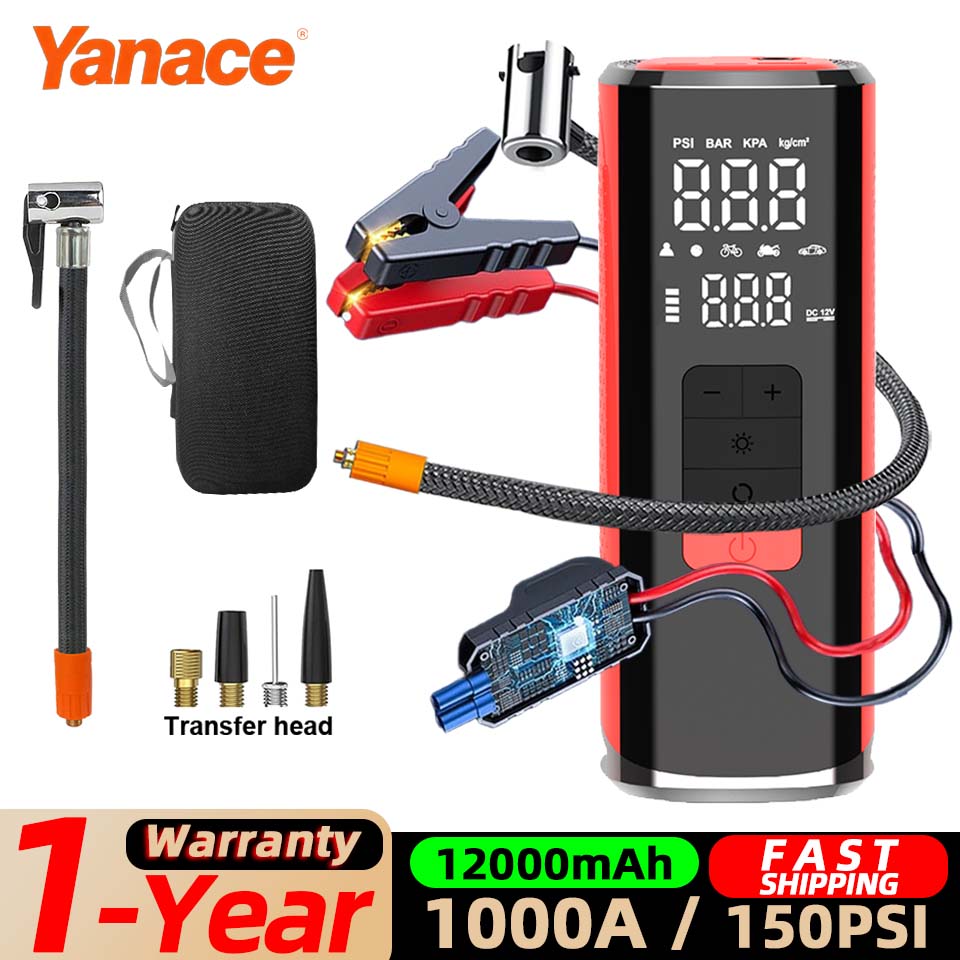 1000A Car Jump Starter With Ai - Outdoor Usb Power Bank review and price