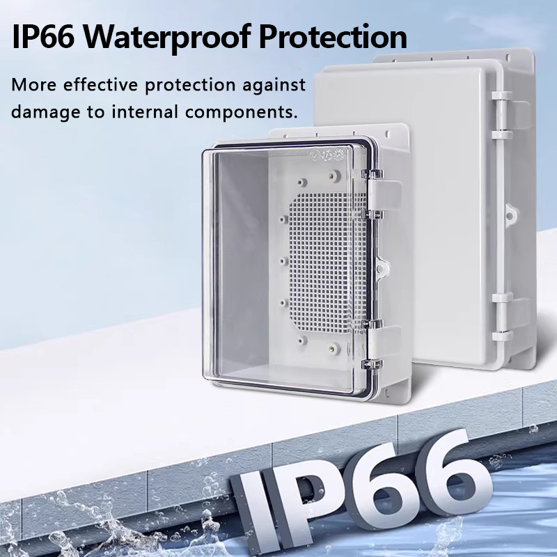 IP66 Waterproof Grey/Transpare - Outdoor Power Box Cover review and price