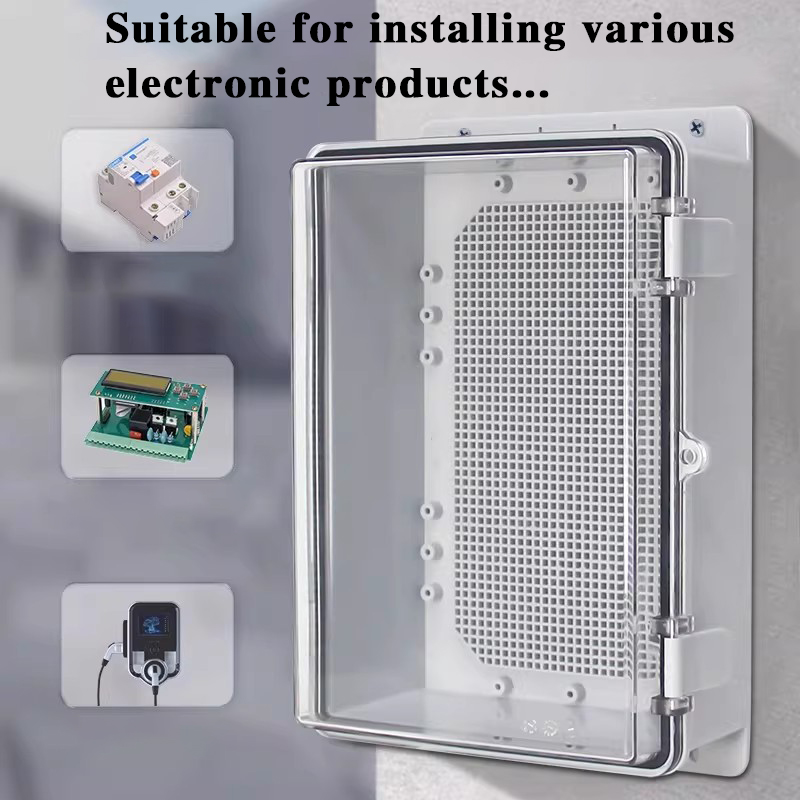 IP66 Waterproof Grey/Transpare - Outdoor Power Box Cover review and price