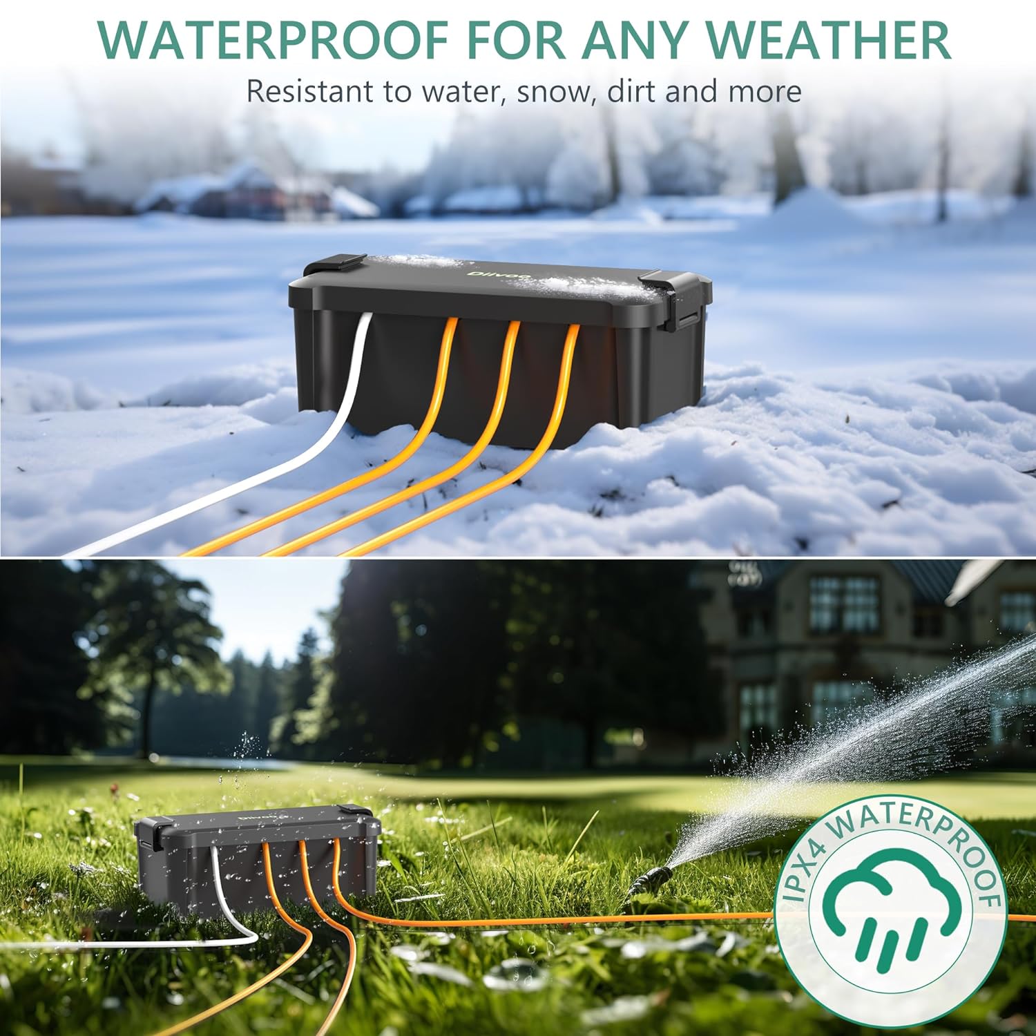Diivoo Outdoor Waterproof Elec - Extension Cord Outdoor review and price