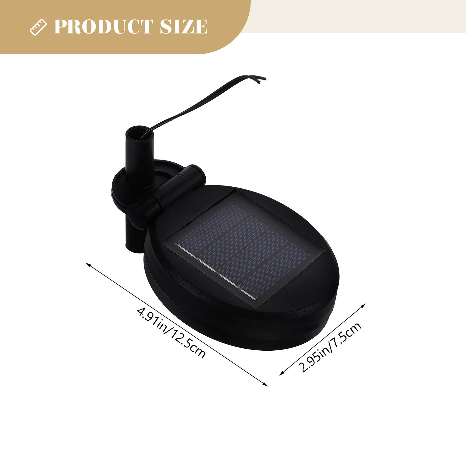 2 Pcs Mini Solar Panel Light R - Outdoor Power Board review and price