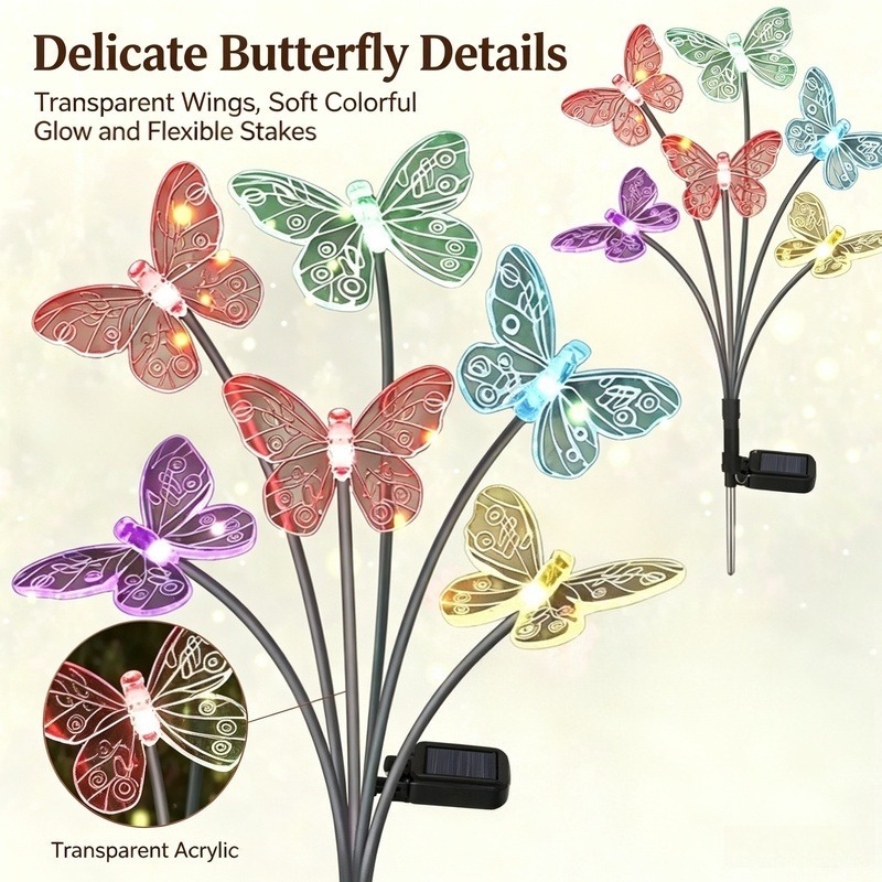 Solar Powered Butterfly Lights - Outdoor Power Lights review and price
