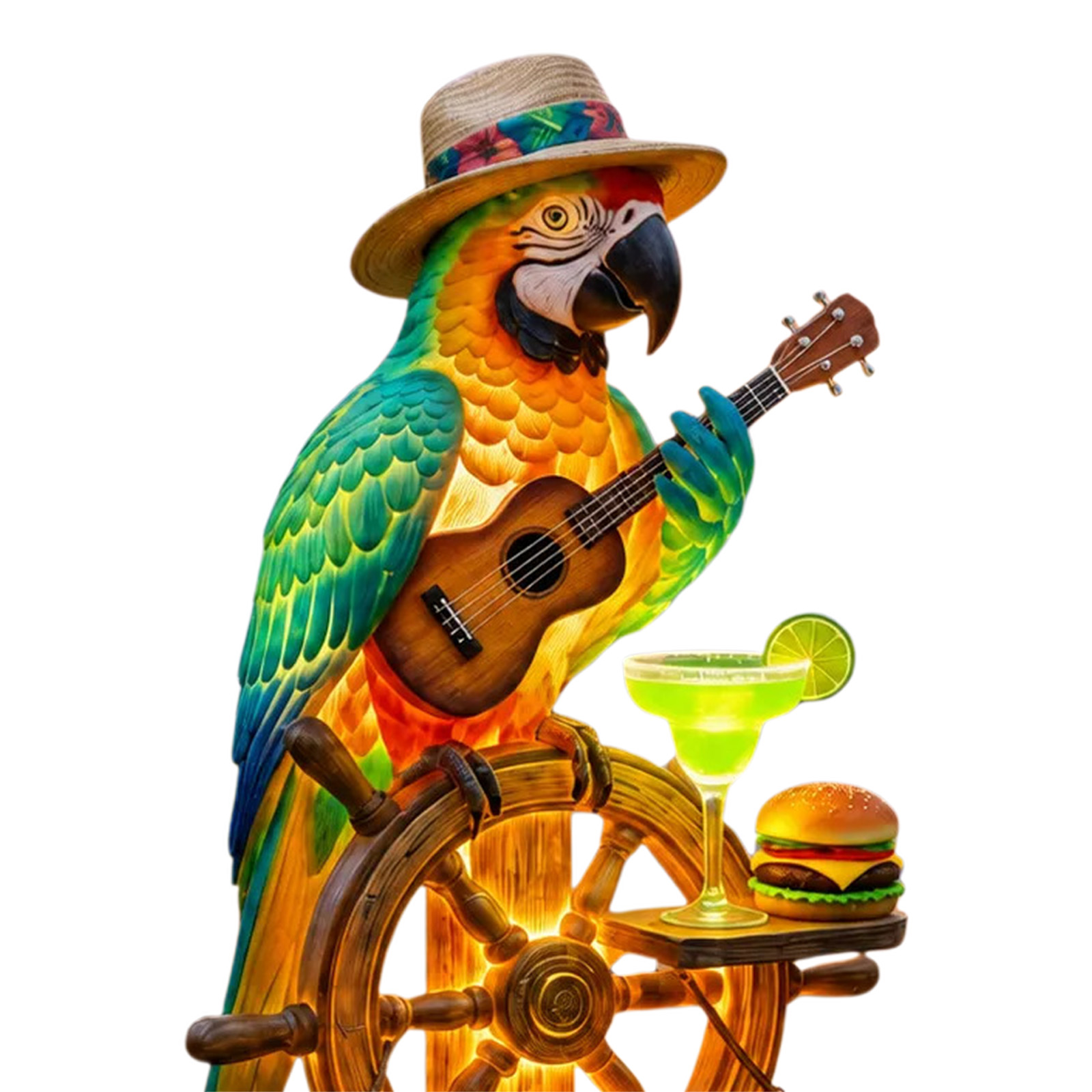 Solar-Powered Outdoor Parrot S - Outdoor Power Stake review and price