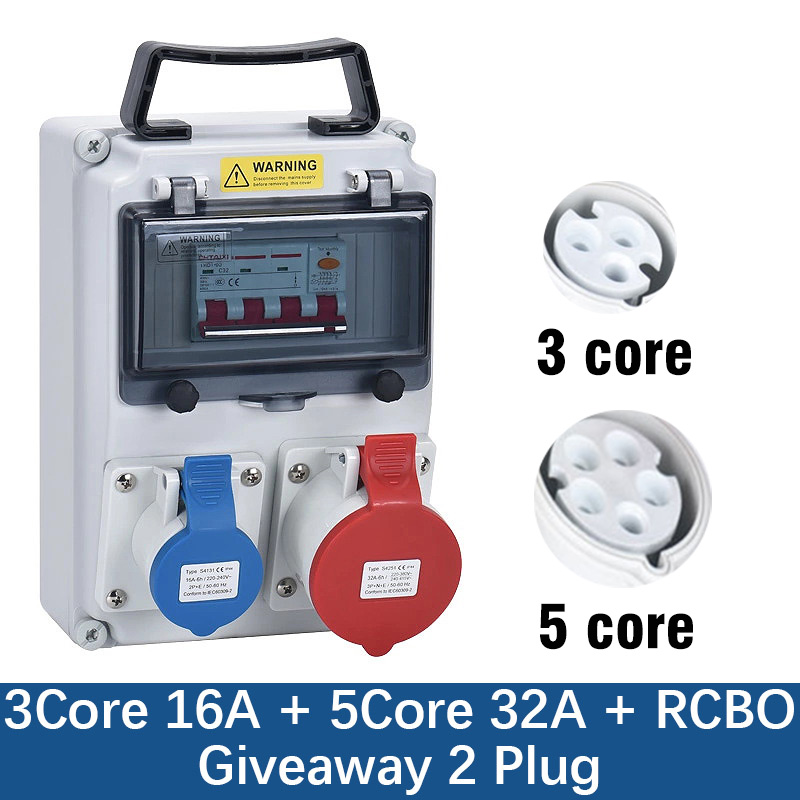 Waterproof Industrial Socket B - Outdoor Power Box Cover review and price