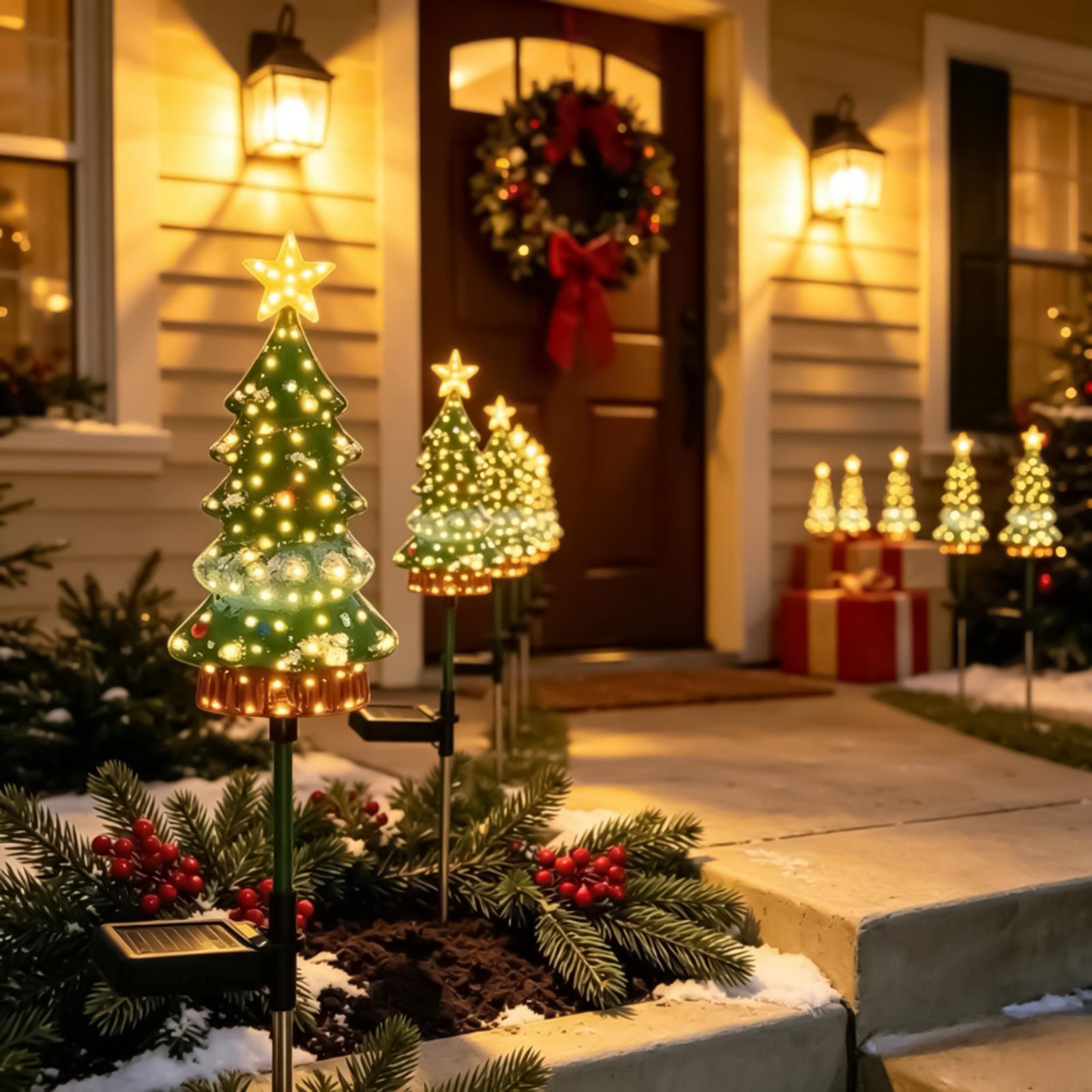 Outdoor Christmas Tree Solar P - Outdoor Power Stake review and price