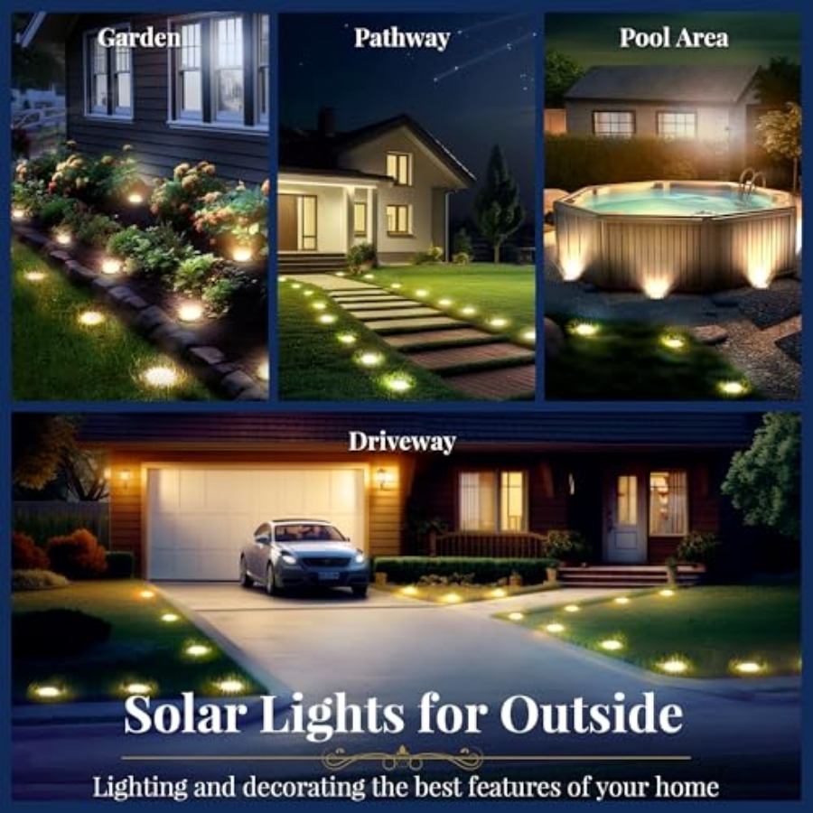 Solar Ground Lights Solar Ligh - Outdoor Power Lights review and price