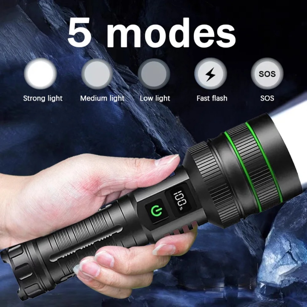 Powerful LED Flashlight Zoomab - Outdoor Power Lights review and price