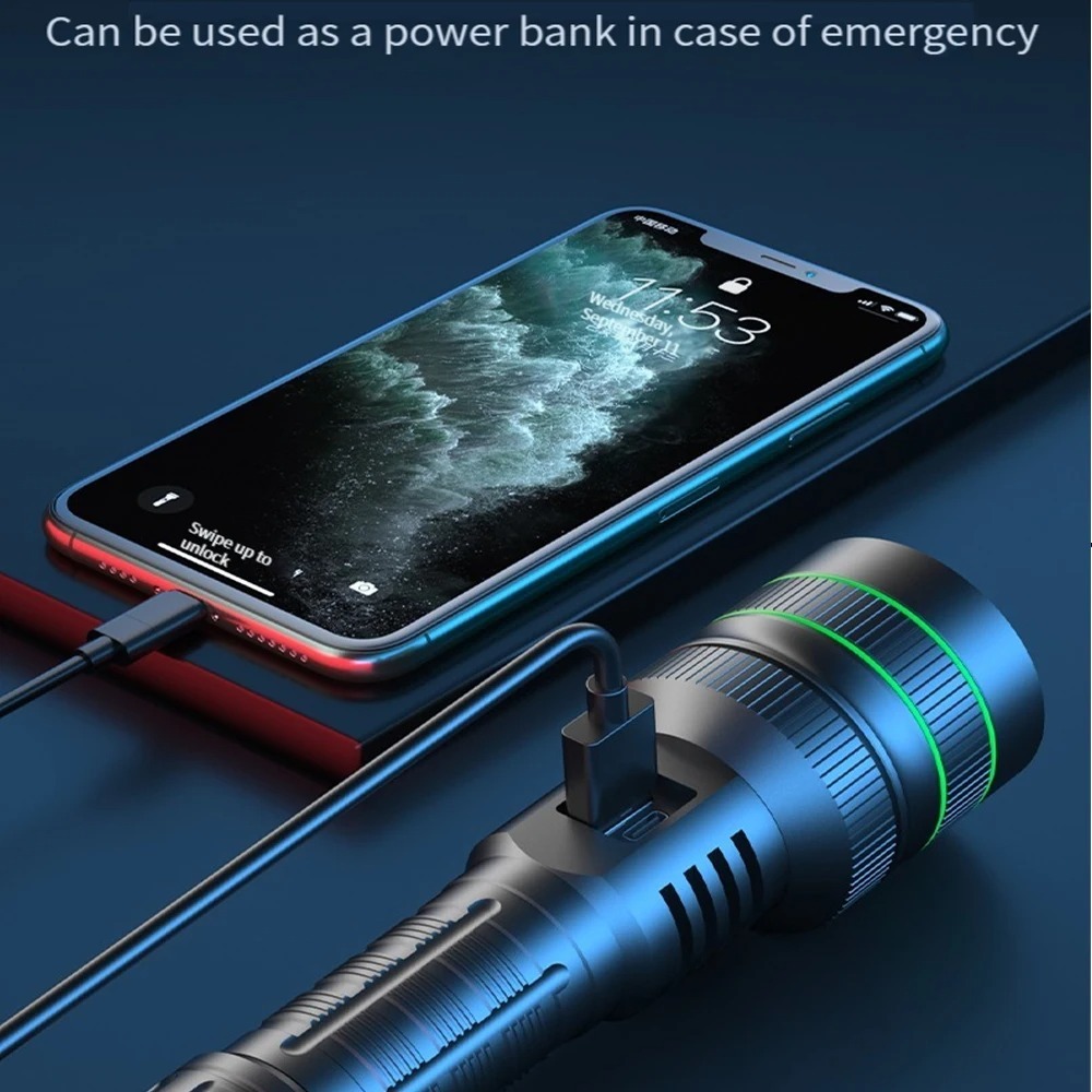 Powerful LED Flashlight Zoomab - Outdoor Power Lights review and price